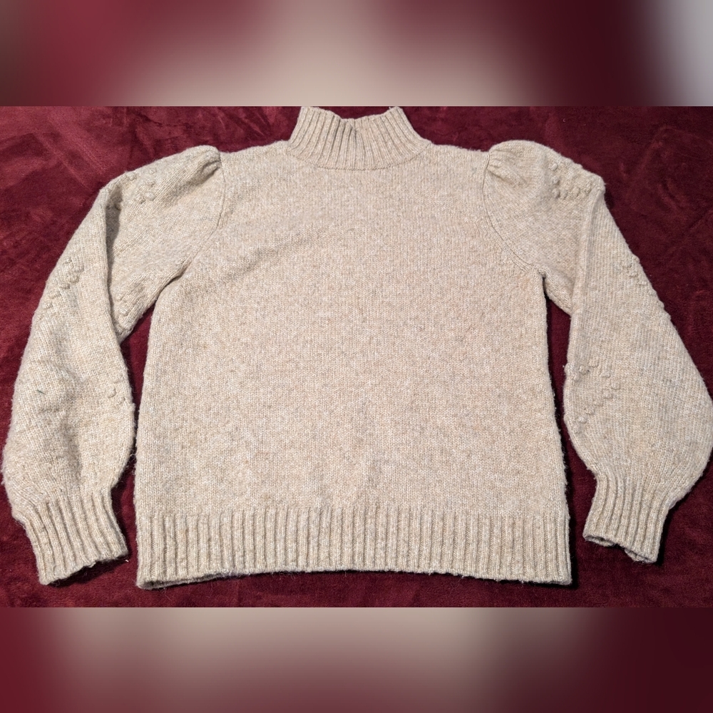 George Women's Beige Turtleneck Sweater
